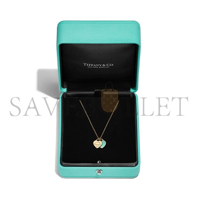 TIFFANY RETURN TO TIFFANY®MINI DOUBLE HEART TAG PENDANT 67800966